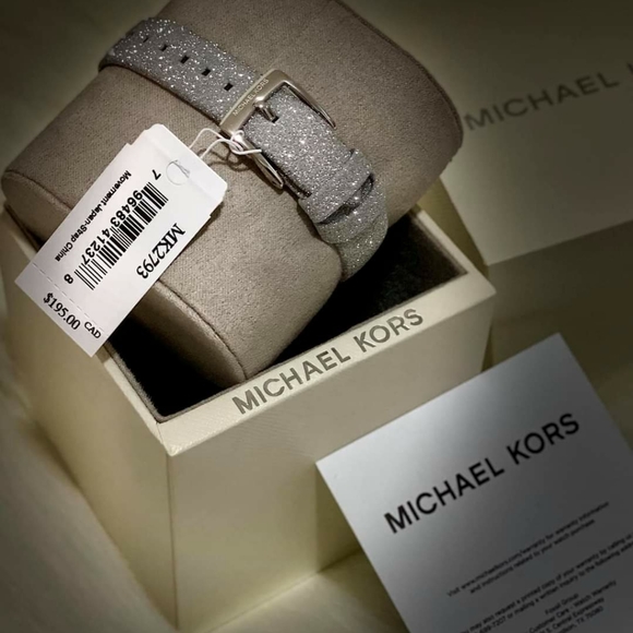 MICHAEL KORS GLITTERY LADIES WATCH - Picture 7 of 7